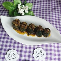 A picture of Zucchini sabji.