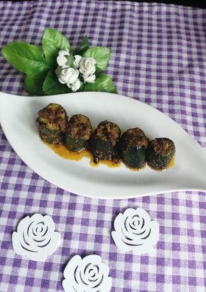 A picture of Zucchini sabji.