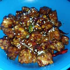 A picture of Tempe kecap wijen.