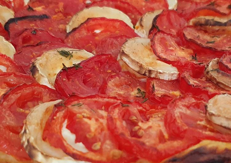 Les Meilleures Recettes de Tarte à la tomate et chèvre