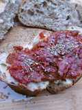 Bruschetta with sun-dried tomatoes