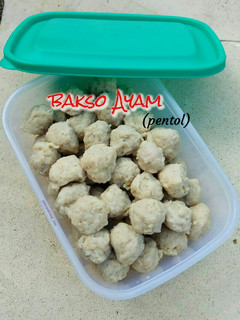 Foto resep Bakso Ayam Kenyal (pentol)