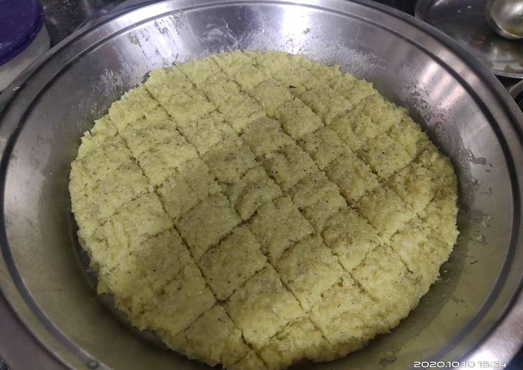 Steps to Prepare Homemade Coconut Barfi