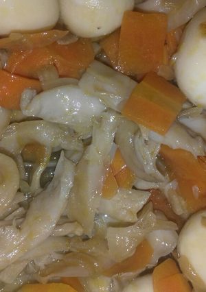 Foto resep Menu balita "tumis jamur wortel telor puyuh"