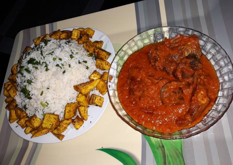 White Rice and Assorted Meat Stew