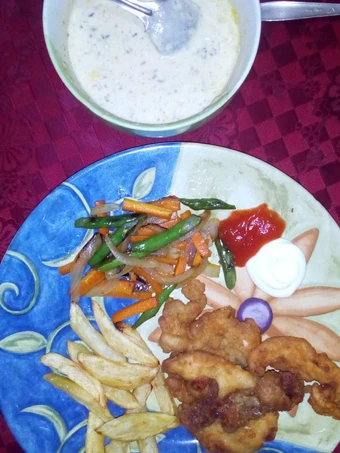 Langkah Mudah untuk Membikin Resep Chicken Steak w/ Creamy Mushroom Sauce yang  Bikin Ketagihan Anti Ribet, Mantap