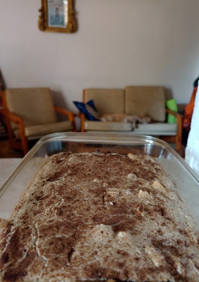 Una foto de Budín de manzana y canela sin azúcar y con bajo índice glucemico
