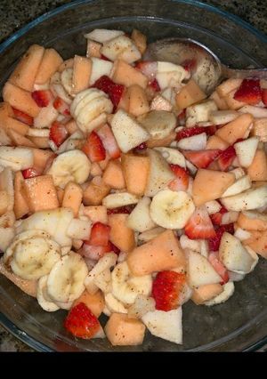 A picture of Fruit chaat.