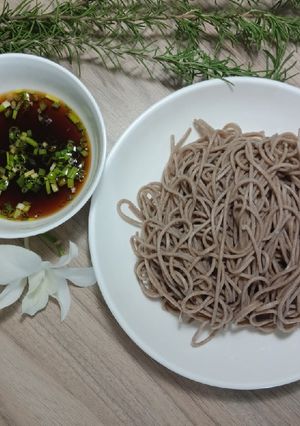 Hình của món Mì soba lạnh.