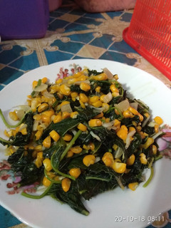 Foto resep Oseng Bayam Jagung booster ASI