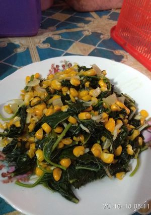 Foto resep Oseng Bayam Jagung booster ASI