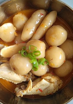 Foto resep Cilok Goang Ayam Kuah