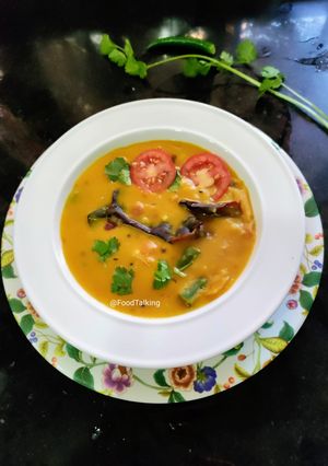 A picture of Toor Dal Fry/Split Pigeon Pea Dal Fry.