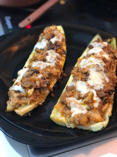 Una foto de Calabacines rellenos 🥒