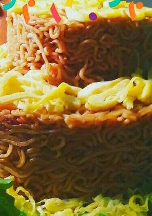 Foto resep Mie ulang tahun