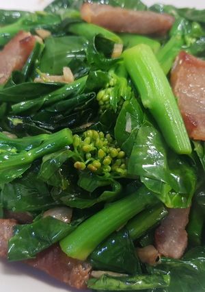 รูปของ เบบี้บล็อคโครี่ผัดหมูแดดเดียว