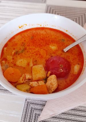Zöldbableves recept fotója