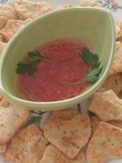 Una foto de Galletas saladas de queso