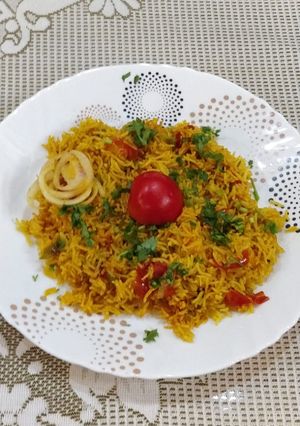 A picture of Tomato Rice.