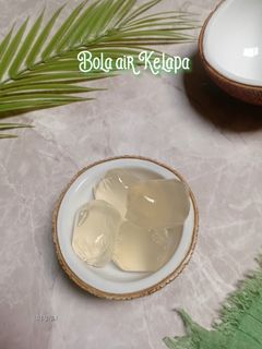 Foto resep Bola air kelapa isian mochi