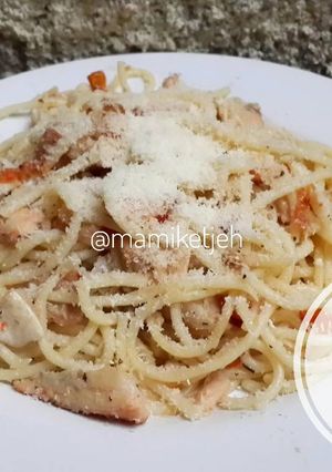 Foto resep Oglio olio salmon