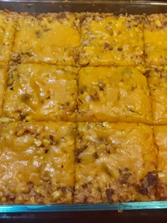 A picture of Mexican casserole.