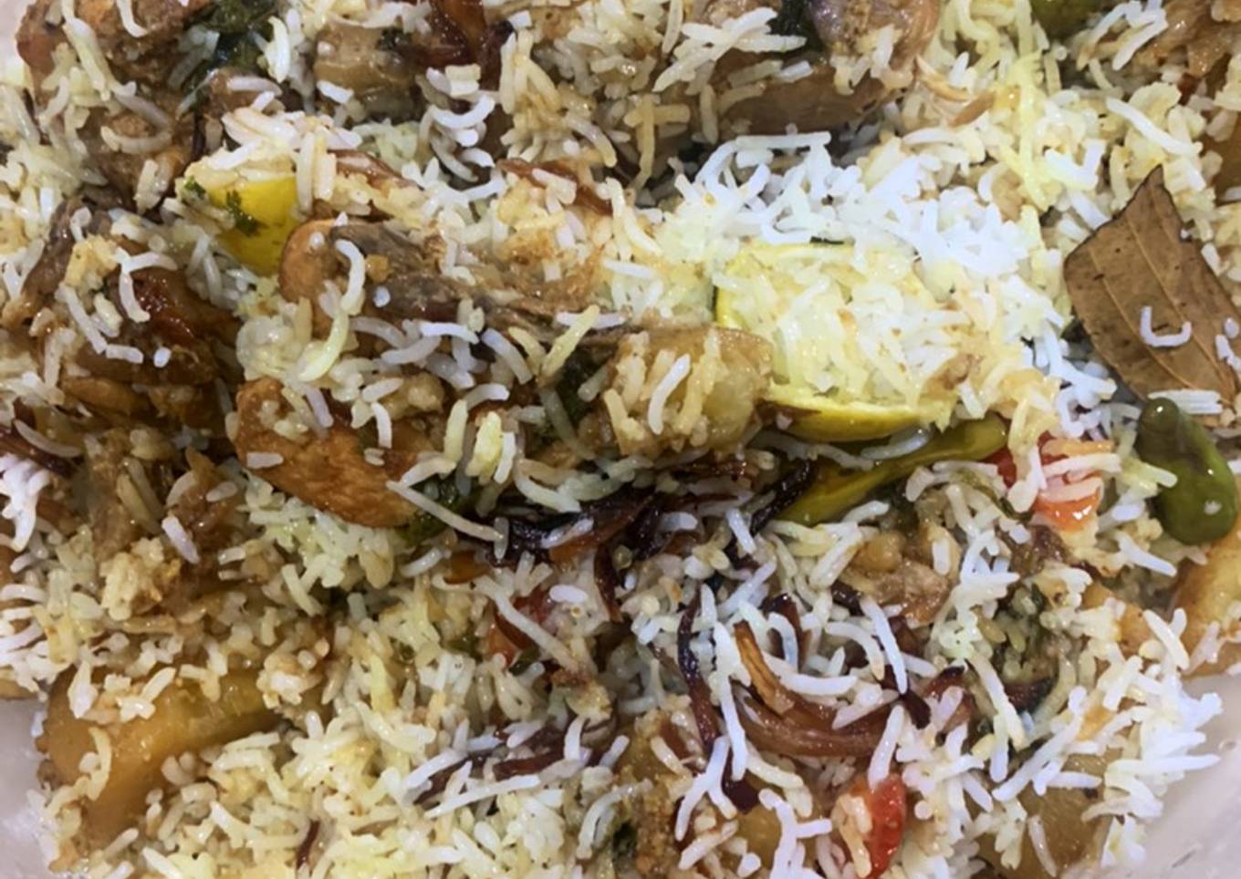 White Chicken Biryani