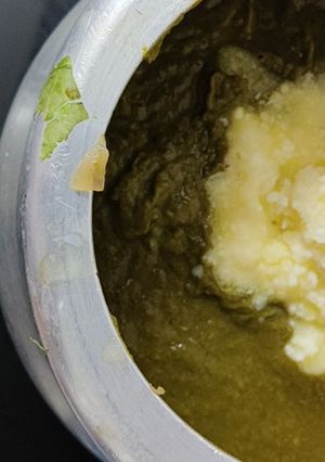 A picture of Sarson ka saag.