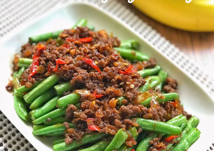 Resep Tumis Baby Buncis Daging Giling oleh Diniyah Inayatullah - Cookpad