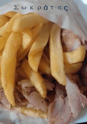 Φωτογραφία της συνταγής *Πίτα γύρος σπιτικός