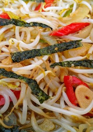 Foto resep Tumis taoge rumput laut