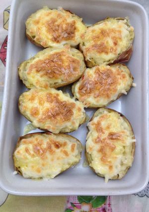 صورة لوصفة بيكد بوتيتو😋 بطاطس مشويه بالفرن👍