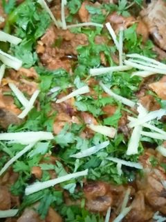A picture of Mutton shanwari karahi.