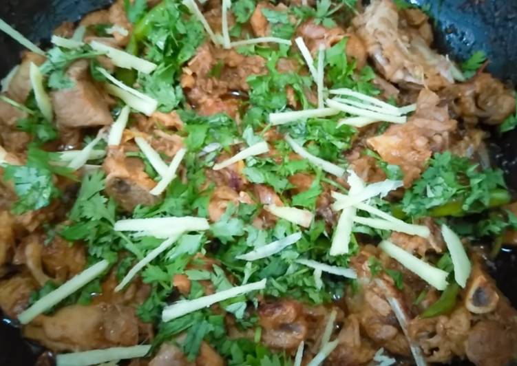 Steps to Prepare Homemade Mutton shanwari karahi