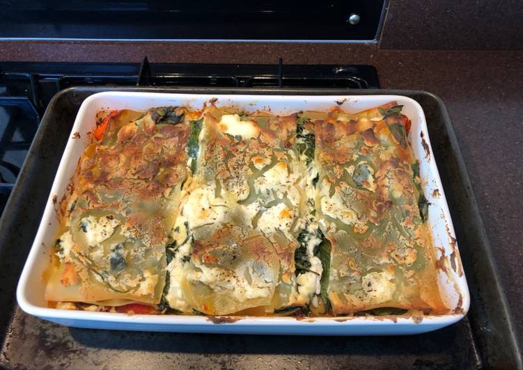 How to Make Super Quick Homemade Butternut squash &amp; spinach lasagna