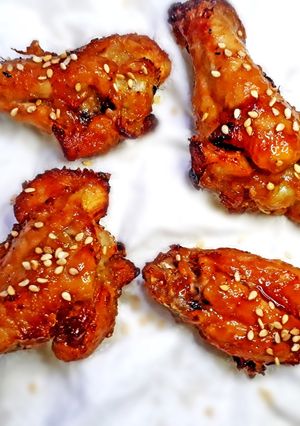 A picture of Air Fryer Chicken Wings.