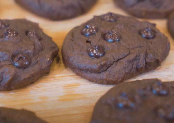 Steps to Prepare Quick Anabolic Double Chocolate Chip Cookies