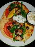 Mike's Grilled Chicken On Naan With Tzatziki Sauce