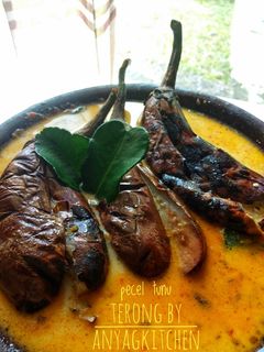 Foto resep Pecel tunu terong