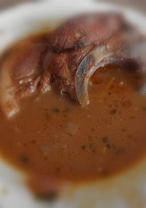 Una foto de Adobo arequipeño