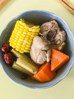 【老菜脯甘蔗雞湯】夏至節氣燉湯,爽口甘甜 的食譜成品照片