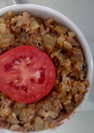 A picture of Mishti Lau (Meethi Lauki bhaji).