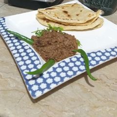 A picture of Dum ka qeema.
