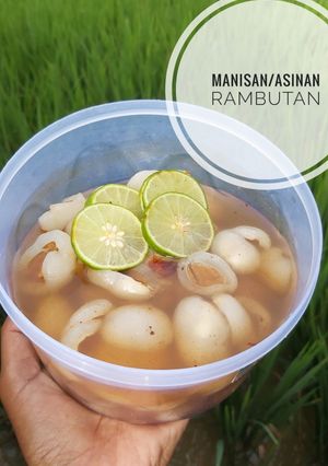 Foto resep Manisan/asinan rambutan