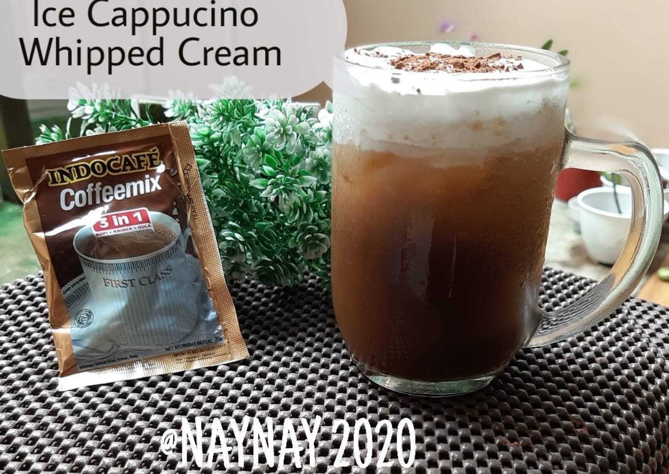 Ice Cappucino Whipped Cream
