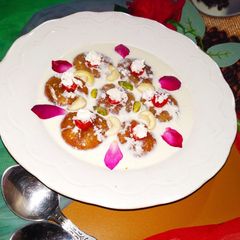 A picture of Sweet Potato Rasabali.