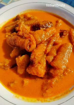 Foto resep Kulit Kebo Kuah Pedas
