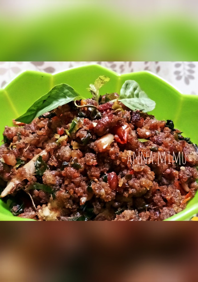 Foto resep Sambal Oncom Mercon
