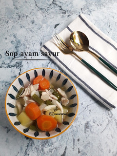 Foto resep Sop ayam sayur MPASI 12 month