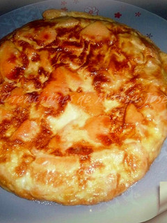 Una foto de Tortilla de boniato, en la monsieur cuisine